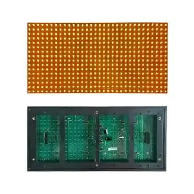 Picture of P10 Outdoor Yellow Led Module Dip 32*16 Pixel 320*160 Mm For Single Color Led Display Scrolling Message Led Sign 12X6 Inch - Multimeter P10 Yellow