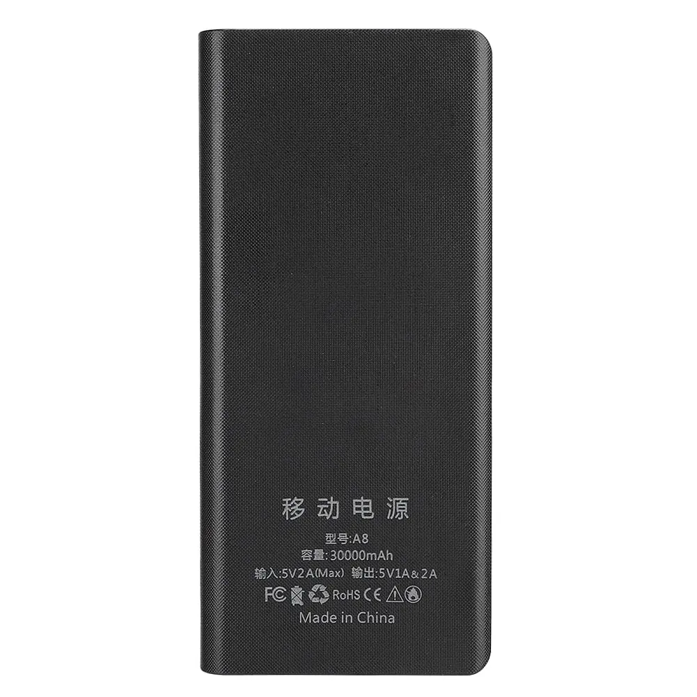 Picture of Power Bank Casing with Digital LCD Display Circuit 5V 2A 2xUSB Output 2xCharging Port without Battery for Mobile Phone Charging 5V USB LED etc DIY Battery Charger Box for 8x18650 Random Color