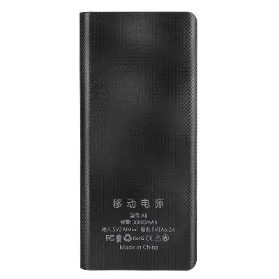 Picture of Power Bank Casing with Digital LCD Display Circuit 5V 2A 2xUSB Output 2xCharging Port without Battery for Mobile Phone Charging 5V USB LED etc DIY Battery Charger Box for 8x18650 Random Color