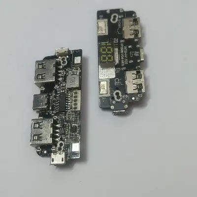 Picture of Power Bank Circuit LCD Display Dual USB 5V 1A 2.1A 18650 Battery Charger Board Mobile Power Bank Accessories for Phone DIY LED LCD Module Board white