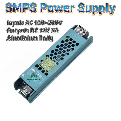Picture of 12V 5A 60W SMPS Power Supply lighting Transformer For Tec1-12706 775 Motor 775 Water Pump LED Strip light CCTV Camera W1209 XH-M452 