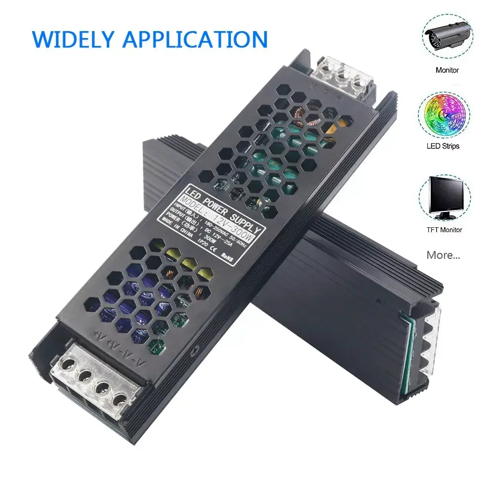 Picture of 12V 5A 60W SMPS Power Supply lighting Transformer For Tec1-12706 775 Motor 775 Water Pump LED Strip light CCTV Camera W1209 XH-M452 