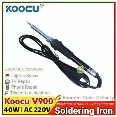 Picture of Koocu V900 Portable Soldering Iron Heater Element Soldering Welding Iron AC220V 40W for Mobile Phone TV Computer Similar 908 V501 V900C USB Soldering Iron