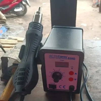 Picture of 858D SMD Brushless Heat Gun Hot Air Rework Soldering Station 700W 220V Multifunction SMD/SMT Rework station with LED Temperature Display replace BK-858A 878D 878D+ 