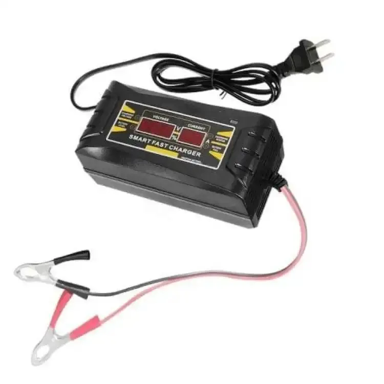 Picture of 12V 6A Battery Charger Fon-1206D Digital LED Charging Information Display for 12V Car Solar Bus Truck Charger Van Batteries 1206d