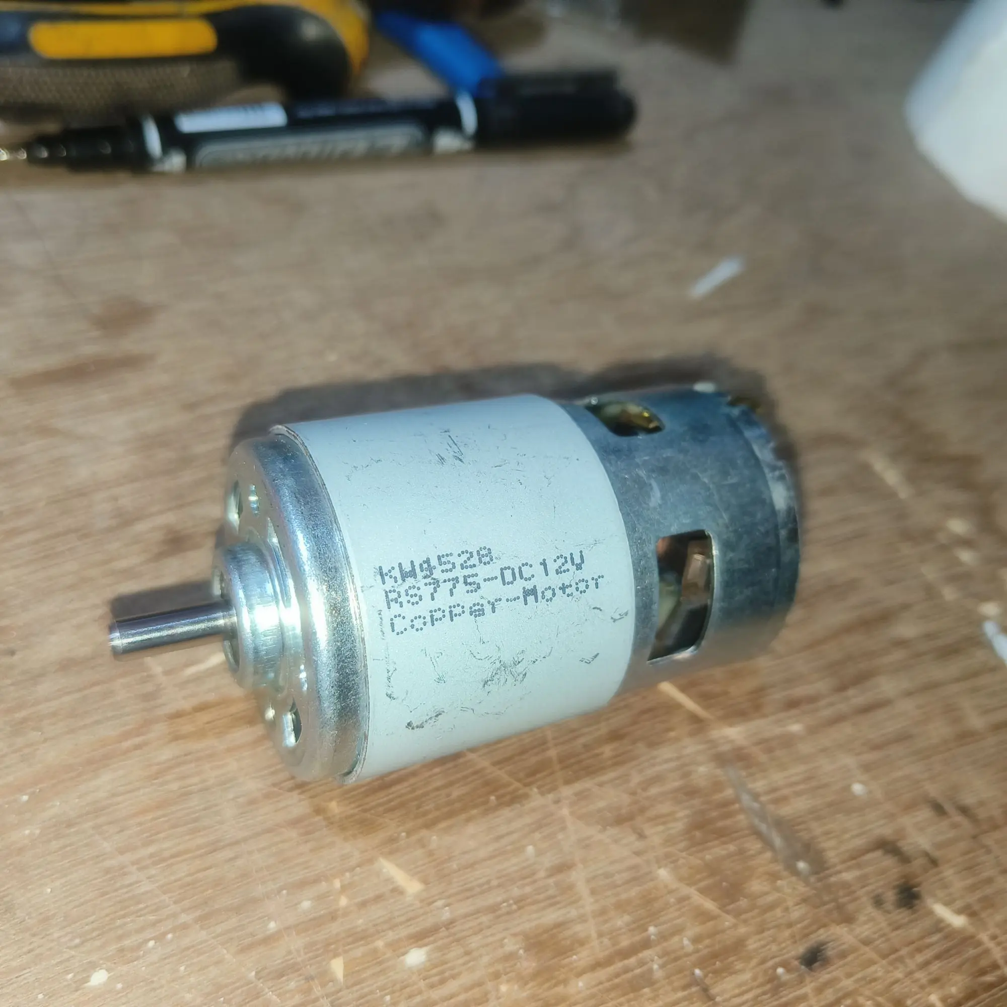 Picture of DC 12V RS775 DC Motor Copper Bush System for Diy Water Pump Sprayer Drill Grinding 