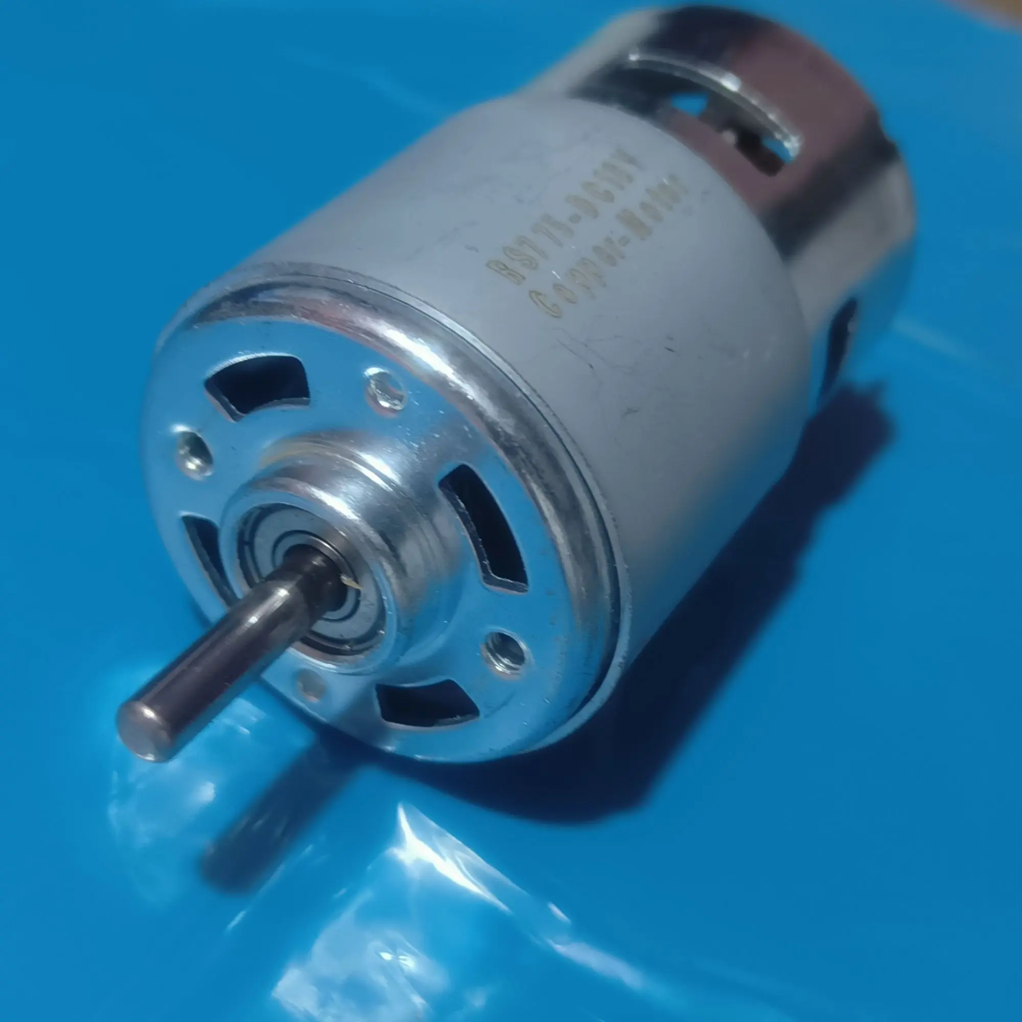 Picture of 18V RS775 Pure Copper DC Motor 5mm Shaft 150W Front Ball Bearing High speed Low noise for 3D Printer Water Sprayer Water Pump Drill Drive 