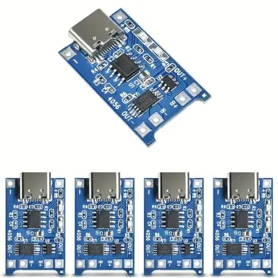 Picture of 5pcs TP4056 Type C 3.7V Lithium Battery Charger With Battrey Protection 