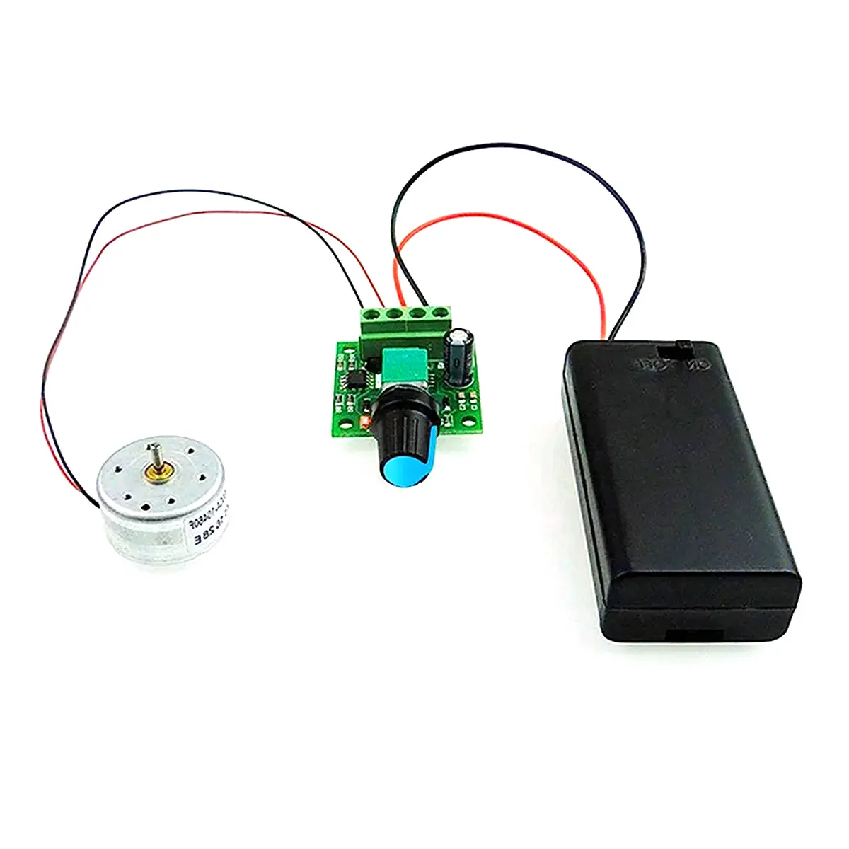 Picture of Mini DC Motor PWM Speed Controller Module Speed Control Switch LED Dimmer 