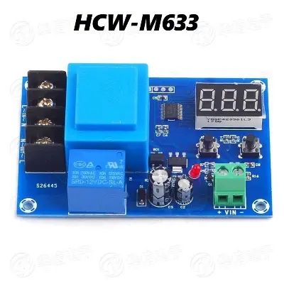 Picture of 18650 Lithium Battery Charging Control Board DC 6-60V Li-ion Lead Acid Battery Charge Protection 12V Digital Voltmeter XH-M602 HW-631 