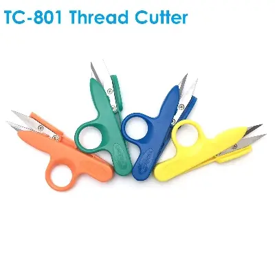 Picture of TC-801Industrial Sewing Machine Parts Thread Cutter Clipper Thread Removal Scissors used in Clothing textile and embroidery workshops Replace TC-800 