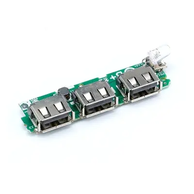Picture of Power Bank Circuit 3 USB Output 5V 1A  for  DIY Power Bank 