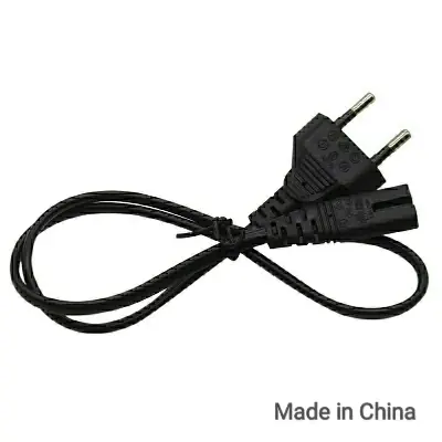 Picture of 2 Pin AC Power Supply Cable 1.5M EU Standard High Quality Lead Wire Charging AC Cord For Laptop Desktop Printer Adapter Scanner Charger 