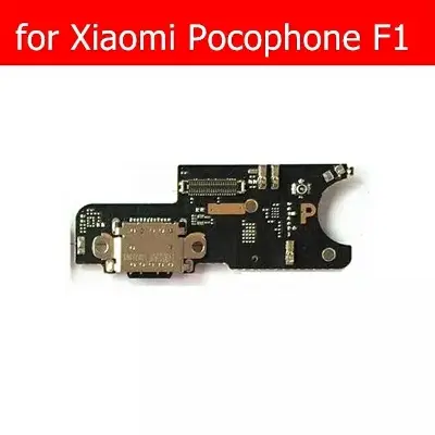 Picture of Charging Port Connector Board Flex Cable For Xiaomi Redmi Note 8 Note8 and Poco F1 Pocophone F1 Charger Port Connector Board Dock Flex Cable Repair Parts 