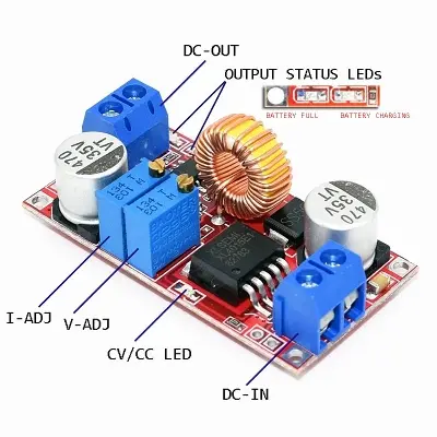 Picture of XL4015 5A DC to DC CC CV Lithium Battery Step down Charging Board Led Power Converter Lithium Charger Step Down Module XL4015E1 