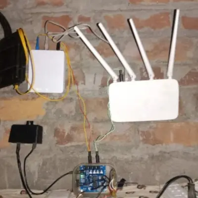 Picture of Mini Router DC UPS Power Board 40W 5V 9V 12V Battery Input 12V Battery  Level Indicator Backup for Wifi Onu Router IP Camera 