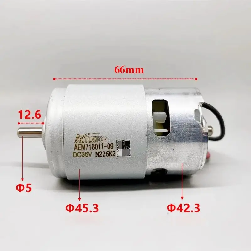 Picture of ACTUATOR AEM718011 RS-775 Motor DC12V

18V 24V 36V 17500RPM High Speed Large Torque Ball Bearing Electric Drill Garden Tool Motor 