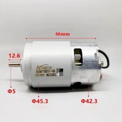 Picture of ACTUATOR AEM718011 RS-775 Motor DC12V

18V 24V 36V 17500RPM High Speed Large Torque Ball Bearing Electric Drill Garden Tool Motor 