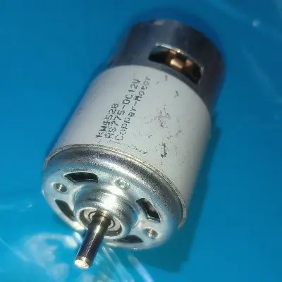 Picture of RS775 DC Motor 12V 5mm Shaft Front Ball Bearing Backend Copper Bush 150W for DIY Project Water Pump Sprayer 