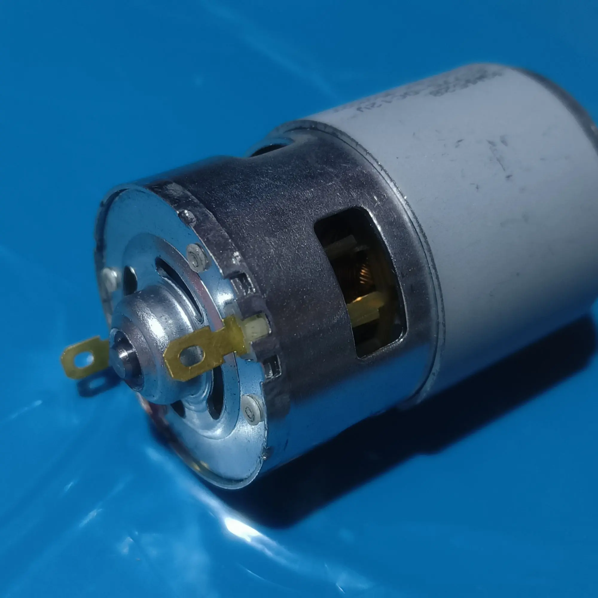 Picture of RS775 DC Motor 12V 5mm Shaft Front Ball Bearing Backend Copper Bush 150W for DIY Project Water Pump Sprayer 