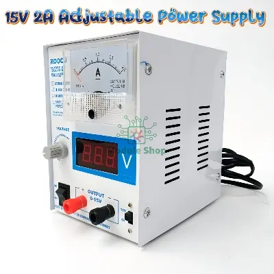 Picture of 1502S Digital Variable DC Regulated Power Supply Volt Current Display 3V-15V 2A For Rework Station Repair DIY TV Mobile Phone PC Mother Board Telecommunication Equipment Similar Koocu Kada Baku 
