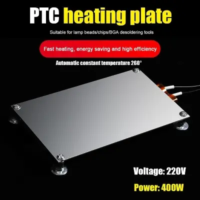 Picture of PTC Heater AC220V 400W for DIY 56-112 Egg Incubator  Accessories Heating Element replacement part for Egg Incubator Brooder Room Heater Element Hot Air Blowar AC 220V 400W