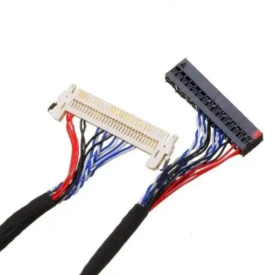 Picture of TV Combo Pack For 30 pin 1mm 1280x800 Resolution Laptop LCD Panel Display Include Driver Board + 1 Lamp CCFL Inverter + 1CH 6bit 30Pin left LVDS Cable + IR Key Board + Remote 
