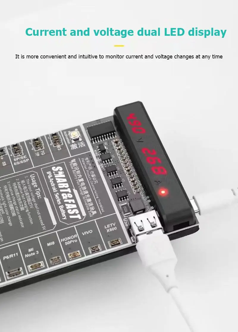 Picture of Professional Phone Activation Charge Circuit Board With USB Cable for Phone iPad Samsung Xiaomi Huawei Battery Repair Apple iPhone SE