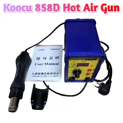 Picture of 858D Digital Mobile Hot Air Rework Station 700W AC 220V SMD/SMT Rework station with LED Temperature Display replace BK-858A 878D 878D+ 