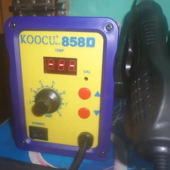 Picture of 858D Digital Mobile Hot Air Rework Station 700W AC 220V SMD/SMT Rework station with LED Temperature Display replace BK-858A 878D 878D+ 