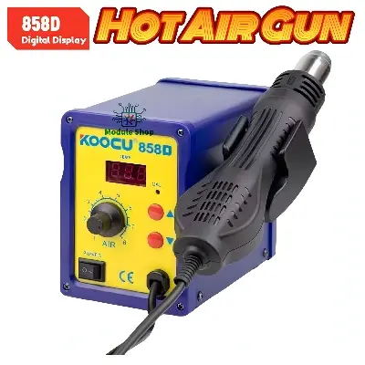 Picture of 858D Digital Mobile Hot Air Rework Station 700W AC 220V SMD/SMT Rework station with LED Temperature Display replace BK-858A 878D 878D+ 