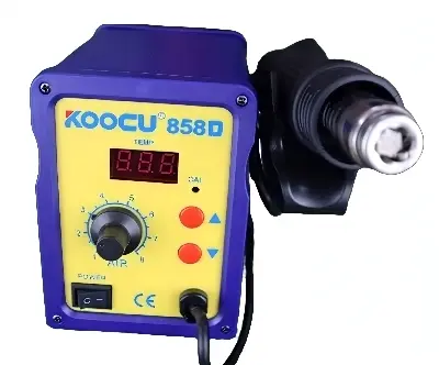 Picture of 858D Digital Mobile Hot Air Rework Station 700W AC 220V SMD/SMT Rework station with LED Temperature Display replace BK-858A 878D 878D+ 