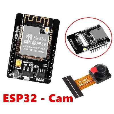 Picture of ESP32-CAM WiFi Module ESP32 serial to WiFi ESP32 CAM Development Board 5V Bluetooth with OV2640 Camera Module DIY replace ESP8266 Arduino Uno R3 