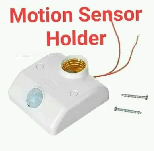 Picture of Motion Sensor Lamp Holder AC100-265V E27 Screw Type HC-SR501 PIR Infrared Sensor Switch Automatic for Light Bulb Human Body Induction Lamp Holder - Multi Plug - Multi Plug 