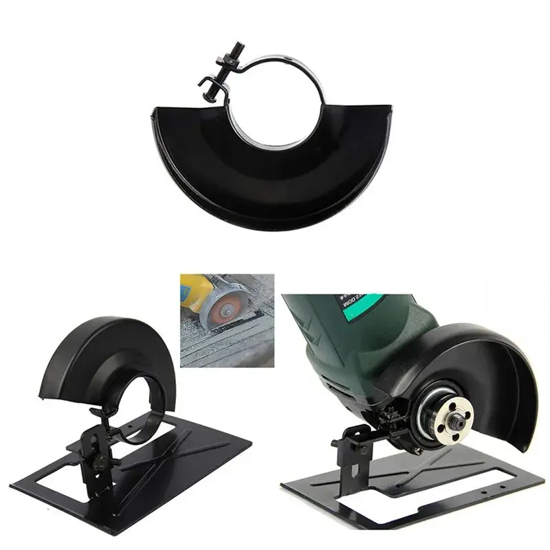 Picture of Vastar Adjustable Thickened Steel AnVastar Adjustable Thickened Steel Angle Grinder Balance Bracket Holder Cutting Machine Base Protection Cover DIY Woodwoking Tool 