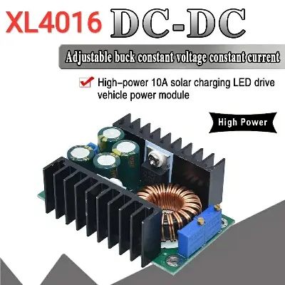 Picture of XL4016 DC-DC 9A 300W Step Down Buck Converter 5-40V To 1.2-35V Adjustable Power Supply Module LED Driver Replace LM2596 XL4015 XL6009 - Multi Plug - Multi Plug 