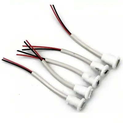 Picture of Micro USB Female Port Power Connector with wire Power to 5V Load BT Mp3 LED Plate Water Pump 