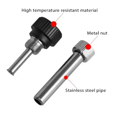 Picture of Universal Soldering Iron Station Cannula Casing Handle Adapter Soldering TIP Barrel For Koocu V900 JYD020 858A 881D 878D 852D 936 937D 898D 907 8586 936D HA 