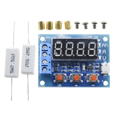 Picture of ZB2L3 Battery  Capacity Tester LED Digital Display 1.2V ~12V  18650 Lithium Battery Power Supply Test Resistance Lead-acid Capacity Discharge Meter ZB2L3 Li-ion Capacity Tester