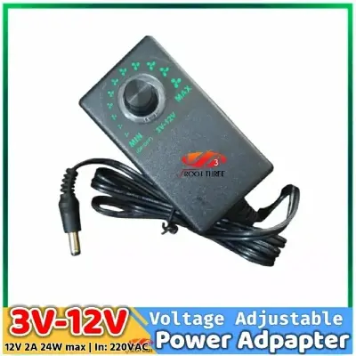 Picture of Adjustable 12V 2A Power Adapter for DIY Project Charger CCTV Power 