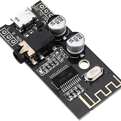 Picture of Bluetooth MP3 Audio Receiver Board Module  Lossless Decoder DIY Kit High Fidelity HIFI  Receiver MH-M28 