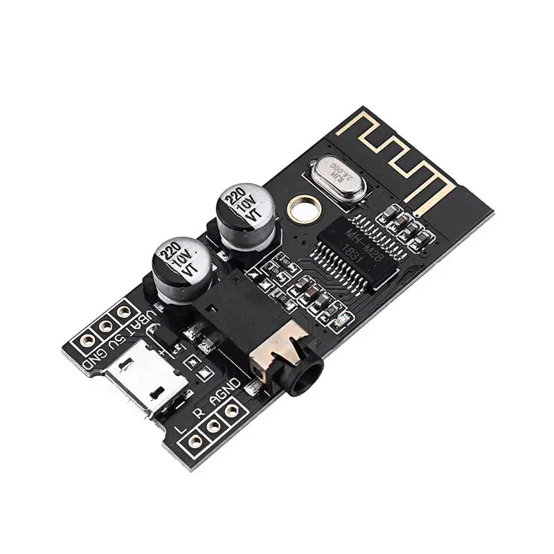 Picture of Bluetooth MP3 Audio Receiver Board Module  Lossless Decoder DIY Kit High Fidelity HIFI  Receiver MH-M28 