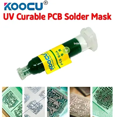 Picture of UV Transparent Curing Solder Mask for Mobile Phone Repair Jumping
Wire Quick Dry Curing Welding Paste Flux Oil Similar Mechanic Koocu UV Solder Mask 