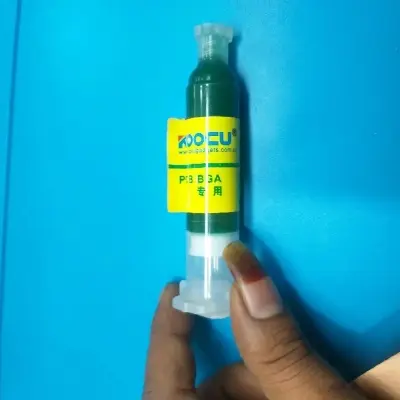 Picture of UV Transparent Curing Solder Mask for Mobile Phone Repair Jumping
Wire Quick Dry Curing Welding Paste Flux Oil Similar Mechanic Koocu UV Solder Mask 