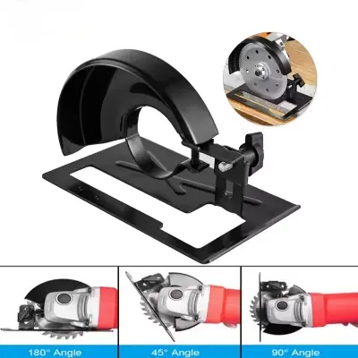 Picture of Sand Stand + Protective Cover Thickened Angle Grinder Holder Shield Guard Bracket Adjustable Cutting Machine working Power Tools Support Stand For 100mm Angle Grinder Wood 775 Motor Drill 