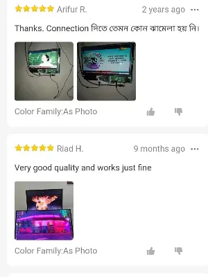Picture of Laptop Display Driver Combo Driver Board + Remote + 40pin 0.5mm LVDs 1366x768 Replacement Parts Support only 40 pin Laptop Panel 
