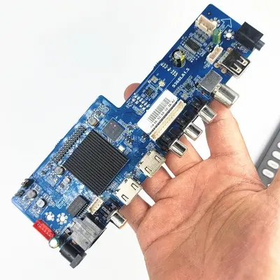 Picture of S368A1.5 Android 9 Pie Quad Core Network Smart TV Motherboard 1GB 512MB RAM +8GB 4G ROM + Manu Keyboard Use Old Laptop Screen 10"-24" Display HD and Firmware 