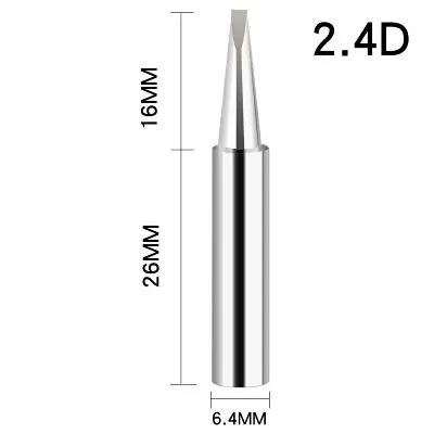 Picture of KD 900M 2.4D Soldering Iron Pure Copper head inside hot bare Copper Rlectric Soldering Iron Tip using V900 V5001 XCY-908 Replace KD 900M-T-K 900M-T-K 2.4D 