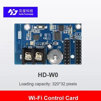 Picture of HD-W0 P10 Single Color WiFi Control Card 512x32 Pixel support Extended Equipment Similar HD-U6A HD-W02 W02 Single Color Wifi
