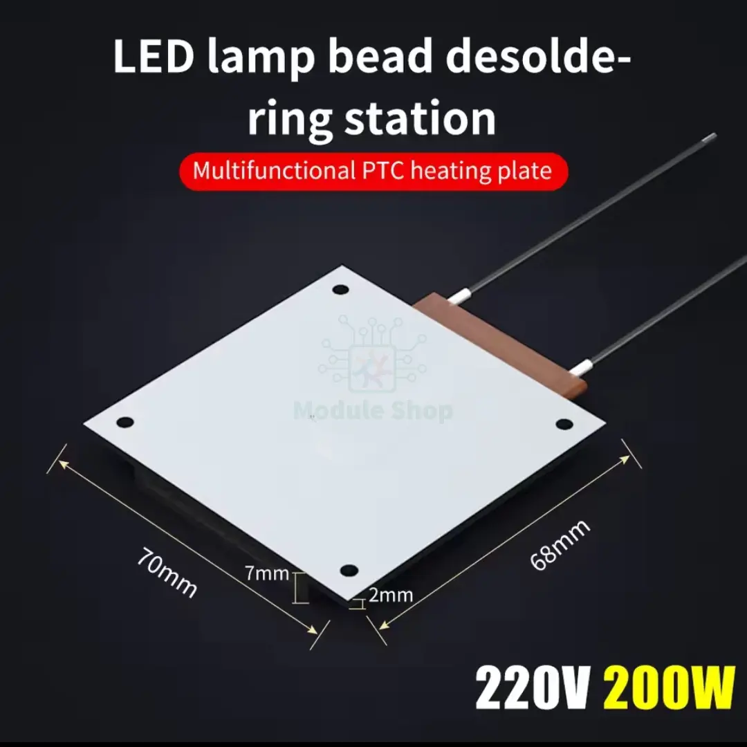 Picture of PTC Split Plate LED Remover Heating Soldering Chip Fast Heating AC 220V Demolition Welding BGA Station Metal Soldering Station 